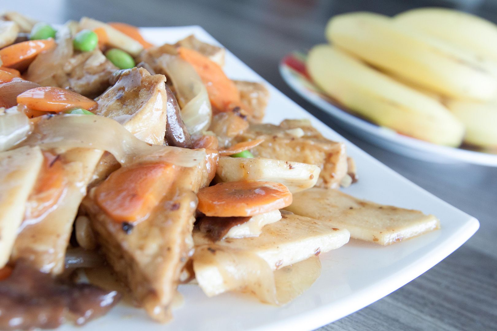 Food Makes Me Happy Tofu Veggies with Salted Black Beans
